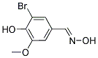 5-BROMO-4-HYDROXY-3-METHOXYBENZALDEHYDE OXIME 结构式