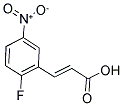 2-FLUORO-5-NITROCINNAMIC ACID 结构式