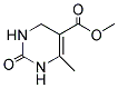 METHYL 6-METHYL-2-OXO-1,2,3,4-TETRAHYDROPYRIMIDINE-5-CARBOXYLATE 结构式