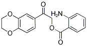 2-AMINO-BENZOIC ACID 2-(2,3-DIHYDRO-BENZO[1,4]DIOXIN-6-YL)-2-OXO-ETHYL ESTER 结构式