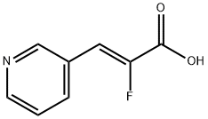 Z-2-FLUORO-3-(3-PYRIDYL)ACRYLIC ACID 结构式