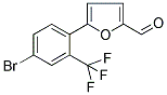 5-[4-Bromo-2-(trifluoromethyl)phenyl]-2-furaldehyde 结构式