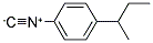 4-sec-Butylphenyl isocyanide 结构式