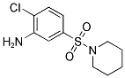 2-CHLORO-5-(PIPERIDIN-1-YLSULFONYL)ANILINE 结构式
