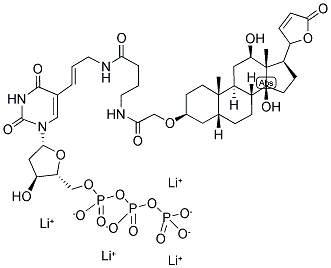 DIGOXIGENIN-11-2'-DEOXY-URIDINE-5'-TRIPHOSPHATE, ALKALI-STABLE TETRALITHIUM SALT 结构式