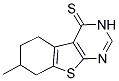 7-METHYL-5,6,7,8-TETRAHYDRO-3H-BENZO[4,5]THIENO[2,3-D]PYRIMIDINE-4-THIONE 结构式
