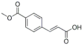 (E)-3-[4-(METHOXYCARBONYL)PHENYL]-2-PROPENOIC ACID 结构式