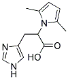 2-(2,5-二甲基-1H-吡咯-1-基)-3-(1H-咪唑-4-基)丙酸 结构式