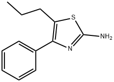 4-PHENYL-5-PROPYL-THIAZOL-2-YLAMINE 结构式