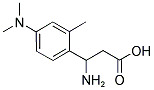 3-AMINO-3-(2-METHYL-4-DIMETHYLAMINO-PHENYL)-PROPIONIC ACID 结构式