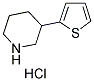 3-(2-THIENYL) PIPERIDINE HYDROCHLORIDE 结构式