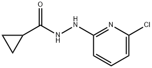 N'-(6-CHLORO-2-PYRIDINYL)CYCLOPROPANECARBOHYDRAZIDE 结构式