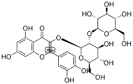 QUERCETIN-3-SOPHOROSIDE 结构式