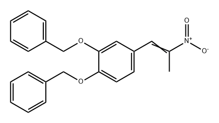 1-(3,4-DIBENZYLOXYPHENYL)-2-NITROPROPENE 结构式