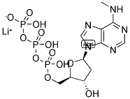 N6-METHYL-2'-DEOXYADENOSINE-5'-TRIPHOSPHATE LITHIUM SALT 结构式
