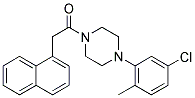 1-(4-(5-CHLORO-2-METHYLPHENYL)PIPERAZINYL)-2-NAPHTHYLETHAN-1-ONE 结构式