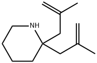 2,2-BIS-(2-METHYL-ALLYL)-PIPERIDINE 结构式