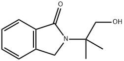 2-(2-HYDROXY-1,1-DIMETHYLETHYL)-1-ISOINDOLINONE 结构式