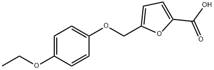 5-[(4-乙氧基苯氧基)甲基]-糠酸 结构式