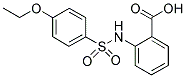 2-(4-ETHOXY-BENZENESULFONYLAMINO)-BENZOIC ACID 结构式