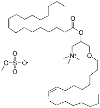 1,2-DIOLEOYL-3-TRIMETHYLAMMONIUM-PROPANE(METHYL SULFATE SALT) 结构式