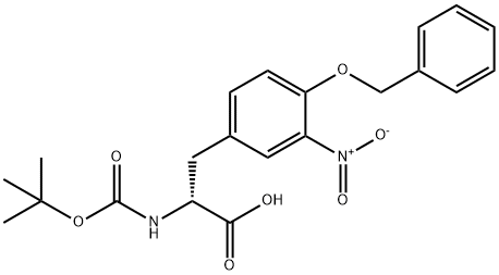 BOC-D-TYR(BZL, 3-NO2)-OH 结构式