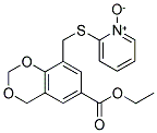 2-(([6-(ETHOXYCARBONYL)-4H-1,3-BENZODIOXIN-8-YL]METHYL)THIO)PYRIDINIUM-1-OLATE 结构式