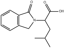 4-METHYL-2-(1-OXO-1,3-DIHYDRO-2H-ISOINDOL-2-YL)PENTANOIC ACID 结构式