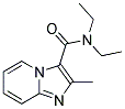 N,N-DIETHYL-2-METHYLIMIDAZO[1,2-A]PYRIDINE-3-CARBOXAMIDE 结构式