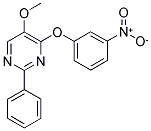 5-METHOXY-2-PHENYL-4-PYRIMIDINYL 3-NITROPHENYL ETHER 结构式