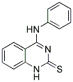 4-Anilinoquinazoline-2(1H)-thione 结构式