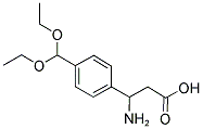 3-AMINO-3-(4-DIETHOXYMETHYL-PHENYL)-PROPIONIC ACID 结构式