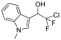 2-CHLORO-2,2-DIFLUORO-1-(1-METHYL-1H-INDOL-3-YL)-1-ETHANOL 结构式