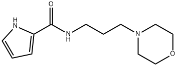 N-(3-MORPHOLINOPROPYL)-1H-PYRROLE-2-CARBOXAMIDE 结构式