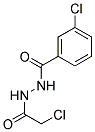 3-CHLORO-N'-(CHLOROACETYL)BENZOHYDRAZIDE 结构式