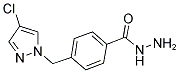 4-(4-CHLORO-PYRAZOL-1-YLMETHYL)-BENZOIC ACID HYDRAZIDE 结构式