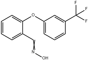 2-[3-(TRIFLUOROMETHYL)PHENOXY]BENZENECARBALDEHYDE OXIME 结构式