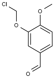 3-(CHLOROMETHOXY)-4-METHOXYBENZALDEHYDE 结构式