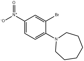 1-(2-BROMO-4-NITROPHENYL)AZEPANE 结构式