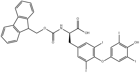 FMOC-D-THYROXINE 结构式