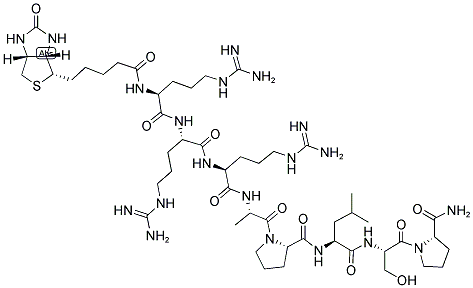 BIOTINYLATED R-R-R-A-P-L-S-P-NH2 结构式
