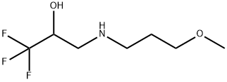 1,1,1-TRIFLUORO-3-[(3-METHOXYPROPYL)AMINO]-2-PROPANOL 结构式