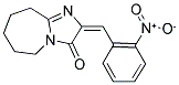 (2E)-2-(2-NITROBENZYLIDENE)-2,5,6,7,8,9-HEXAHYDRO-3H-IMIDAZO[1,2-A]AZEPIN-3-ONE 结构式