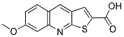 7-甲氧基噻吩并[2,3-B]喹啉-2-羧酸 结构式