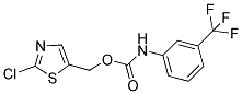 (2-CHLORO-1,3-THIAZOL-5-YL)METHYL N-[3-(TRIFLUOROMETHYL)PHENYL]CARBAMATE 结构式