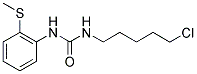 N-(5-CHLOROPENTYL)-N'-[2-(METHYLTHIO)PHENYL]UREA 结构式