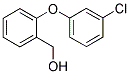 [2-(3-CHLOROPHENOXY)PHENYL]METHANOL 结构式