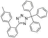 5-[2-(4-METHYLPHENYL)PHENYL]-2-TRIPHENYLMETHYL-TETRAZOLE 结构式