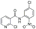 2-CHLORO-N-(5-CHLORO-2-NITROPHENYL)NICOTINAMIDE 结构式