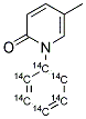 PIRFENIDONE, [BENZENE RING-14C(U)]- 结构式